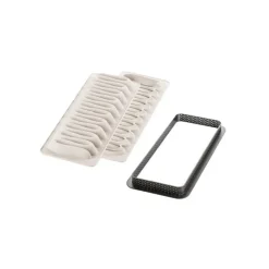 Moule Silicone|Moules À Gâteaux*SILIKOMART 3D DESIGN Moule Silicone Tarte Nouvelle Vague 26,5 x 10,5 cm