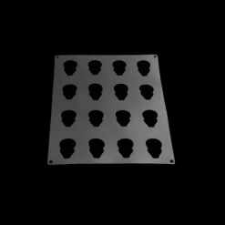 Moule Silicone*PAVOFLEX Moule Silicone Tête de Mort 5 x 7 cm x H 6 cm (x16)