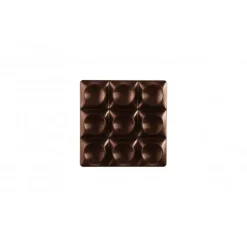 Moules À Chocolat*PAVONI Moule Tablette Chocolat Mini Bricks 7 x 7 cm x H 1,1 cm (x6)
