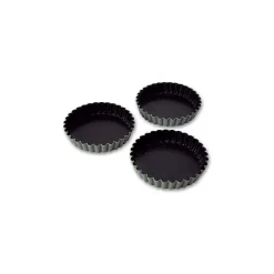 Moule Anti-adhésif|Moules À Gâteaux*MATFER Moule Tartelette 9,5 cm x H 1,7 cm (x12)