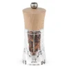 Moulin*PEUGEOT Moulin à Piment Oléron 14 cm Transparent-Bois Naturel