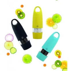 Moulin*PEUGEOT Moulin à Poivre Electrique Zest 18 cm Noir Soft Touch