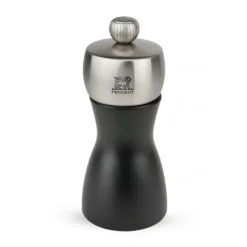 Moulin*PEUGEOT Moulin à Poivre Fidji 12 cm Noir-Inox