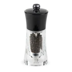 Moulin*PEUGEOT Moulin à Poivre Molène 14 cm Transparent et Noir