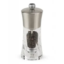 Moulin*PEUGEOT Moulin à Poivre Ouessant 14 cm Transparent-Inox