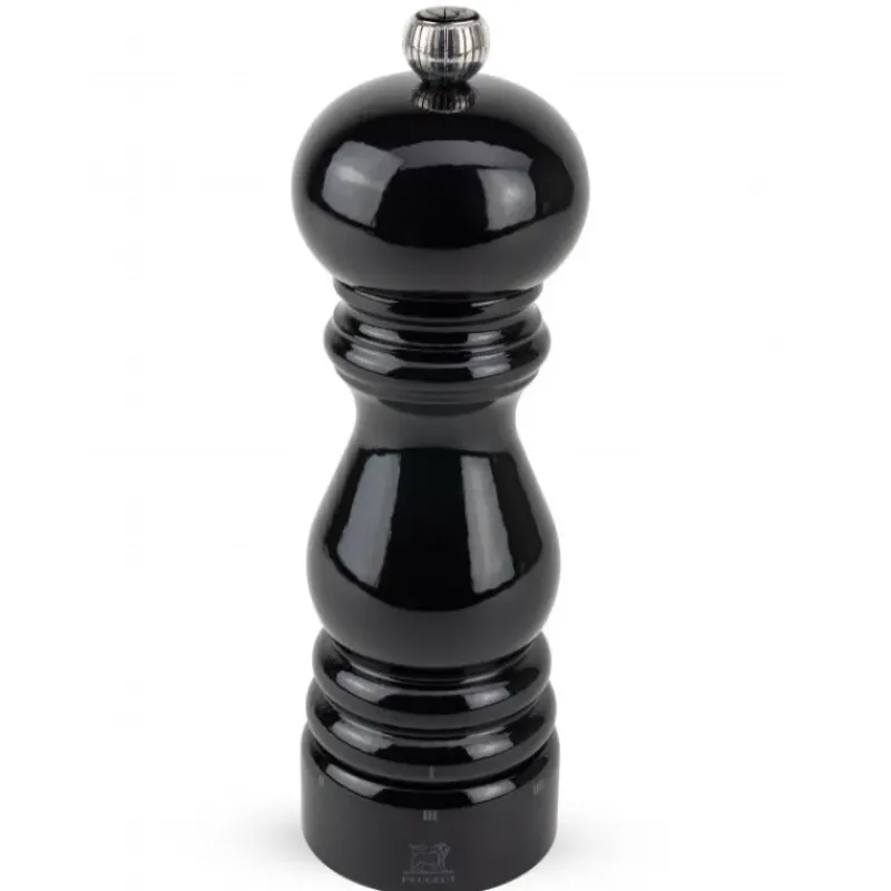 Moulin*PEUGEOT Moulin à Poivre Paris U'Select 18 cm Laqué Noir