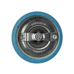 Moulin*PEUGEOT Moulin à Sel Bistro 10 cm Bleu Pacifique