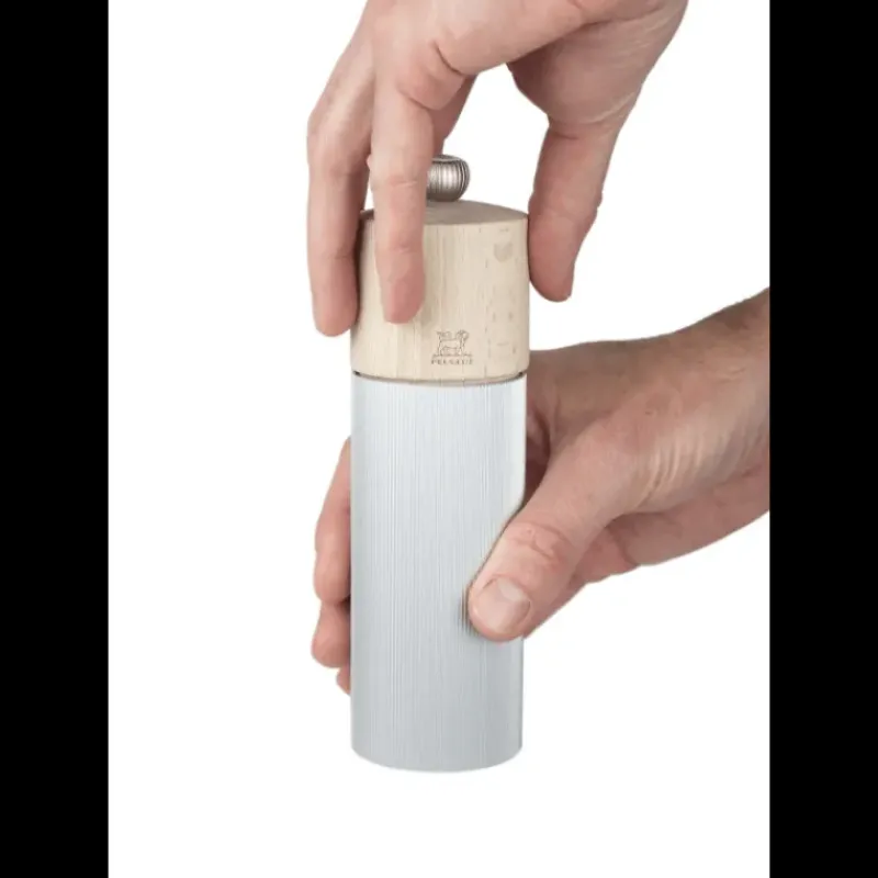 Moulin*PEUGEOT Moulin à Sel Line 18 cm Aluminium