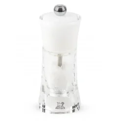 Moulin*PEUGEOT Moulin à Sel Molène 14 cm Transparent et Blanc