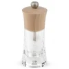 Moulin*PEUGEOT Moulin à Sel Oléron 14 cm Transparent-Bois Naturel