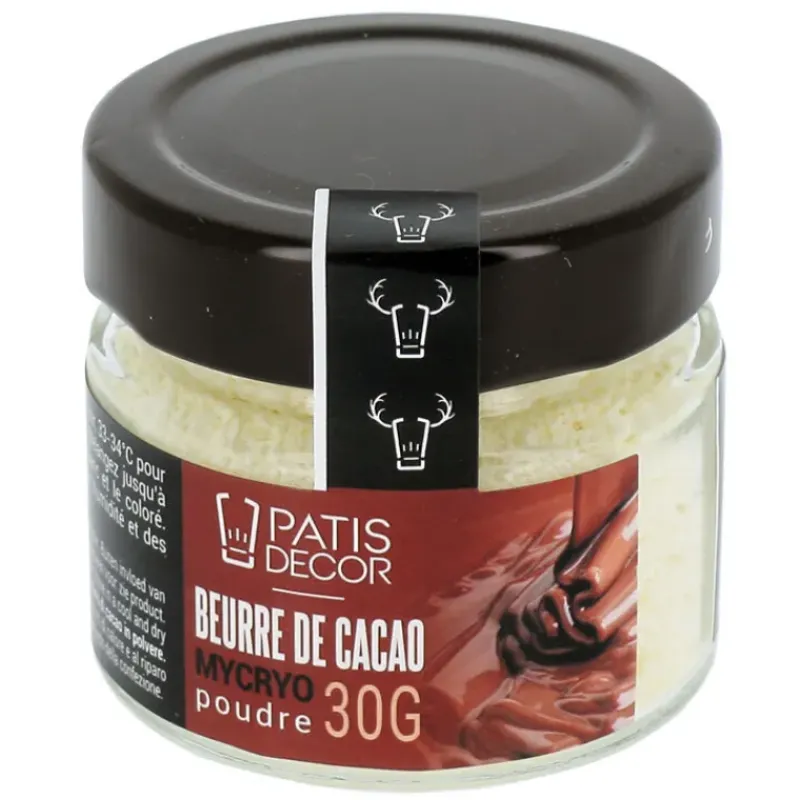 Produits Pâtisserie|Chocolat De Couverture*PATISDECOR MyCryo Beurre de Cacao en Poudre 30 g Patisdécor