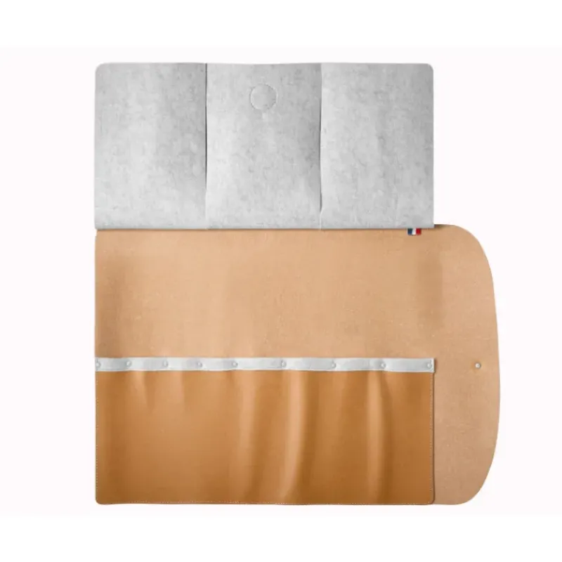 Rangement Couteaux*OPINEL Natte pour 8 Couteaux en Cuir Collection France