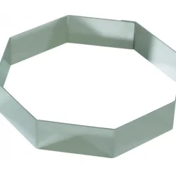 Cercle À Patisserie*MALLARD FERRIERE Octogone à Mousse Inox 26 cm x H 4,5 cm Mallard