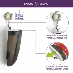 Gant De Cuisine*MASTRAD Orka Plus Noir Gant Silicone et textile