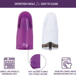 Gant De Cuisine*MASTRAD Orka Plus Noir Gant Silicone et textile