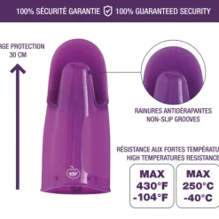 Gant De Cuisine*MASTRAD Orka Plus Vert Gant Silicone et textile