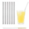 Accessoires Bar*CUISINEADDICT Paille Réutilisable en Verre 23cm droite x6 HALM