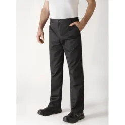 Pantalon De Cuisine*ROBUR Pantalon de Cuisine Mixte Noir TIMEO T.46