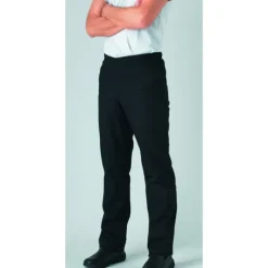 Pantalon De Cuisine*ROBUR Pantalon de Cuisine Mixte Noir pression UMINI T.2
