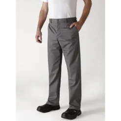Pantalon De Cuisine*ROBUR Pantalon de Cuisine Mixte Gris Anthracite TIMEO T.36