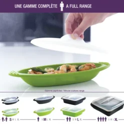 Papillotes En Silicone*MASTRAD Papillote en Silicone Minute Individuelle - Lot de 2 Vertes