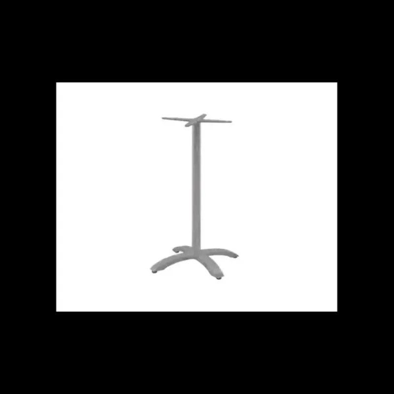Mobilier Terrasse Restaurant|Mobilier Restaurant*LYROSE Pied de Mange-Debout en Métal Gris Aluminium Athena