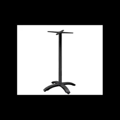 Mobilier Terrasse Restaurant|Mobilier Restaurant*LYROSE Pied de Mange-Debout en Métal Noir Athena