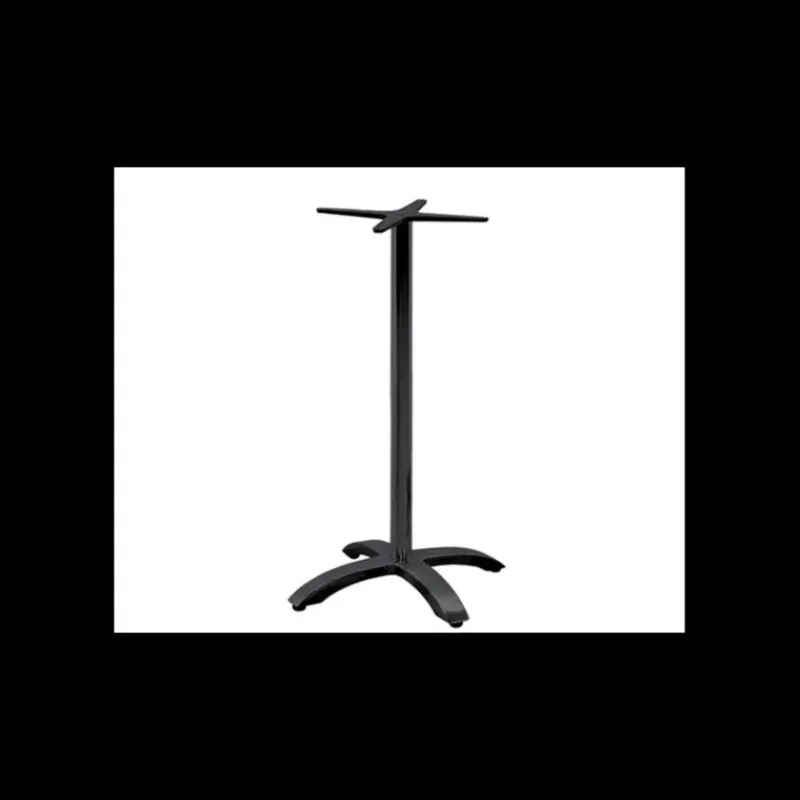 Mobilier Terrasse Restaurant|Mobilier Restaurant*LYROSE Pied de Mange-Debout en Métal Noir Athena