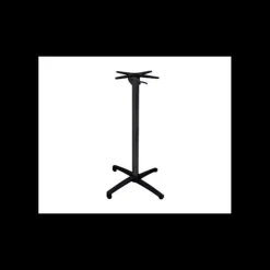 Mobilier Terrasse Restaurant|Mobilier Restaurant*LYROSE Pied de Mange-Debout en Métal Epoxy Noire Koné