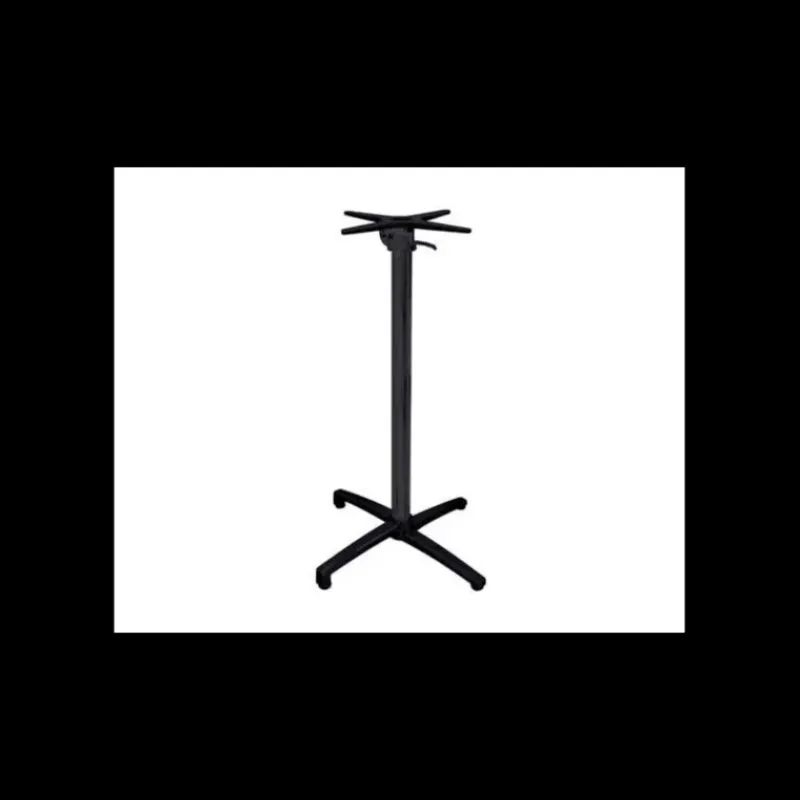 Mobilier Terrasse Restaurant|Mobilier Restaurant*LYROSE Pied de Mange-Debout en Métal Epoxy Noire Koné