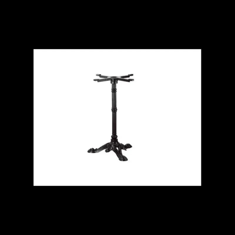Mobilier Terrasse Restaurant|Mobilier Restaurant*LYROSE Pied de Table Base 3 Branches en Fonte Epoxy Noire Retro