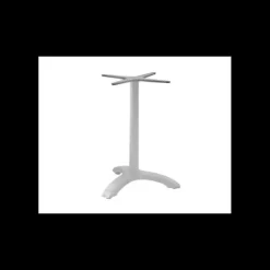 Mobilier Terrasse Restaurant|Mobilier Restaurant*LYROSE Pied de Table Base 3 Branches en Métal Gris Aluminium Athena