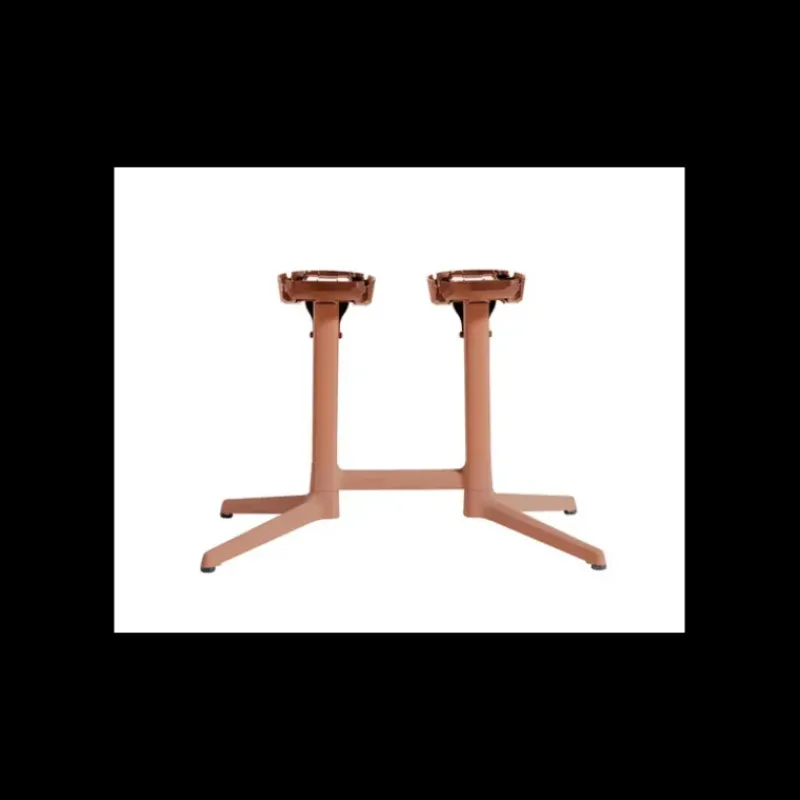 Mobilier Terrasse Restaurant|Mobilier Restaurant*GROSFILLEX Pied de Table Double Terracotta X 2.0