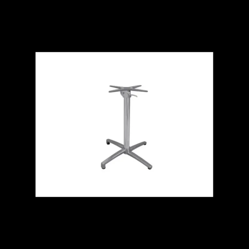 Mobilier Terrasse Restaurant|Mobilier Restaurant*LYROSE Pied de Table en Métal Epoxy Grise Koné