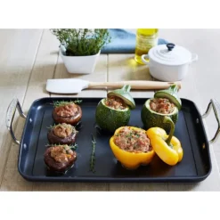 Grills*LE CREUSET Plancha géante fonte d'aluminium 34 x 25 cm