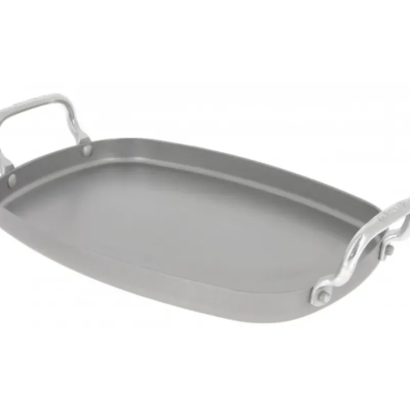Plancha*DE BUYER Plancha Lisse 38x26 cm 2 anses Mineral B