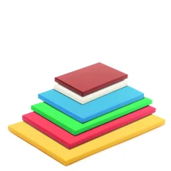 Planches À Découper*COMAS Planche à Découper 50x30 cm H 2cm Polyéthylène Jaune