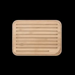 Planches À Découper*PEBBLY Planche à Pain en Bambou 36 x 26 cm