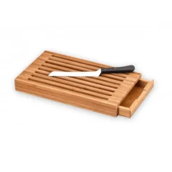 Planches À Découper*DEGLON Planche à Pain Ramasse Miettes 41,2 x 22,8 cm Acacia Déglon