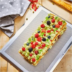 Plaques De Cuisson|Plaque De Cuisson Perforée*DE BUYER Plaque de Cuisson Perforée Inox 40 x 30 cm