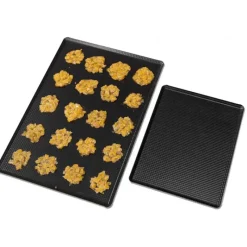 Plaques De Cuisson*MATFER Plaque Gaufrée anti-adhésive Exal premium 40 x 30 cm