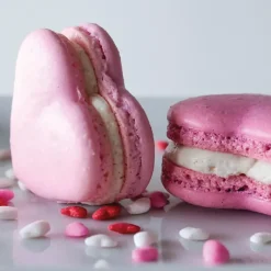 Plaque Macaron*SILIKOMART Plaque Macarons Coeurs Silicone 40 x 30 cm