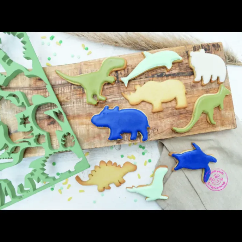 Emporte Pièce - Découpoir Pâtisserie*SCRAPCOOKING Plaque Multi-découpoirs Animaux