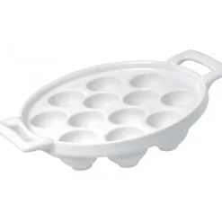 Plat De Cuisson*REVOL Plat à Escargots Blanc 12 trous Belle Cuisine