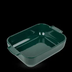 Plat De Cuisson*PEUGEOT Plat à Four Rectangulaire en Céramique Appolia 25 cm Vert Forêt
