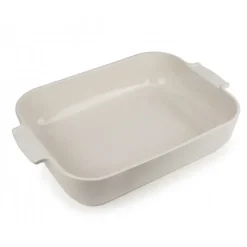 Plat De Cuisson*PEUGEOT Plat à Four Rectangulaire en Céramique Appolia 40 cm Ecru