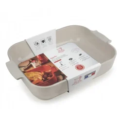 Plat De Cuisson*PEUGEOT Plat à Four Rectangulaire en Céramique Appolia 40 cm Ecru