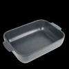Plat De Cuisson*PEUGEOT Plat à Four Rectangulaire en Céramique Appolia 32 cm Ardoise