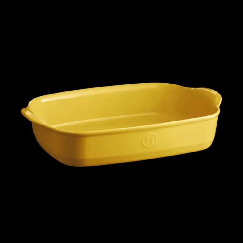 Plat De Cuisson*EMILE HENRY Plat à Four Rectangulaire en Céramique 36 x 22,5 cm Provence