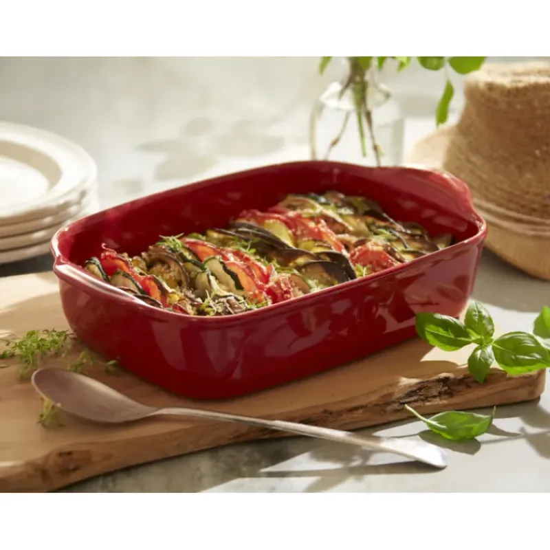 Plat De Cuisson*EMILE HENRY Plat à Four Rectangulaire Farine 29 x 19 cm